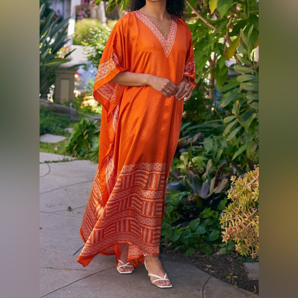ELECTRA CORAL LONG CAFTAN💕